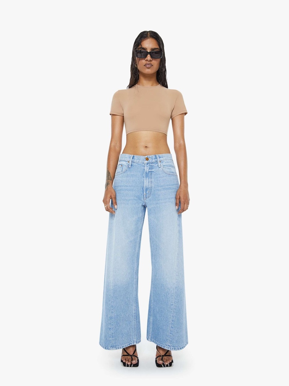 MOTHER Light Wash Bootcut Jeans